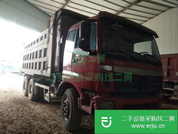 江西出售二手歐曼后八輪340馬力自卸車