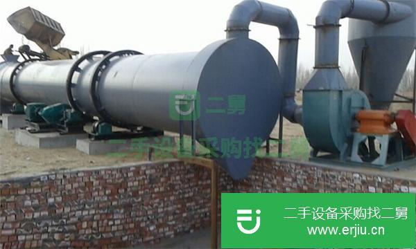 河南出售二手大型石英砂滾筒烘干機