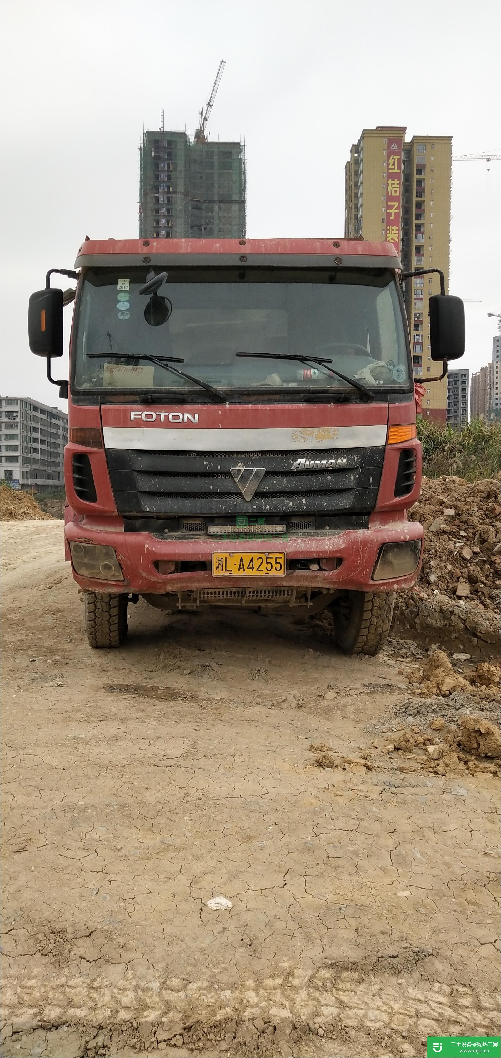 湖南出售二手福田歐曼310馬力自卸車