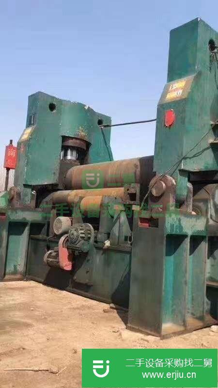 河北出售二手70x2500液壓上棍萬能卷板機