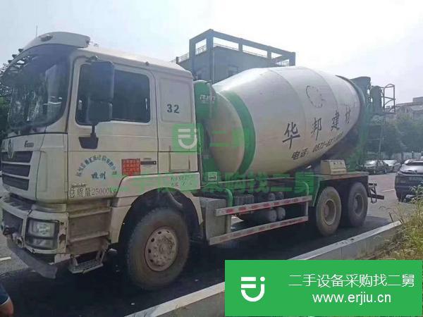 云南出售二手18年德龍大12方攪拌車