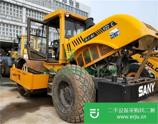 青海出售二手徐工22噸壓路機