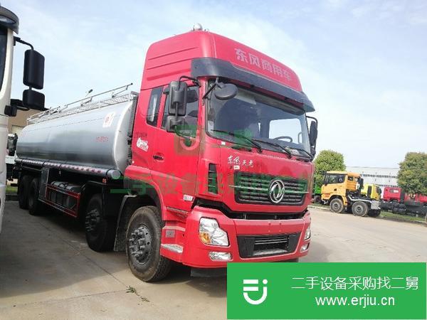 青海出售二手東風天龍前四后八洗井液運輸車