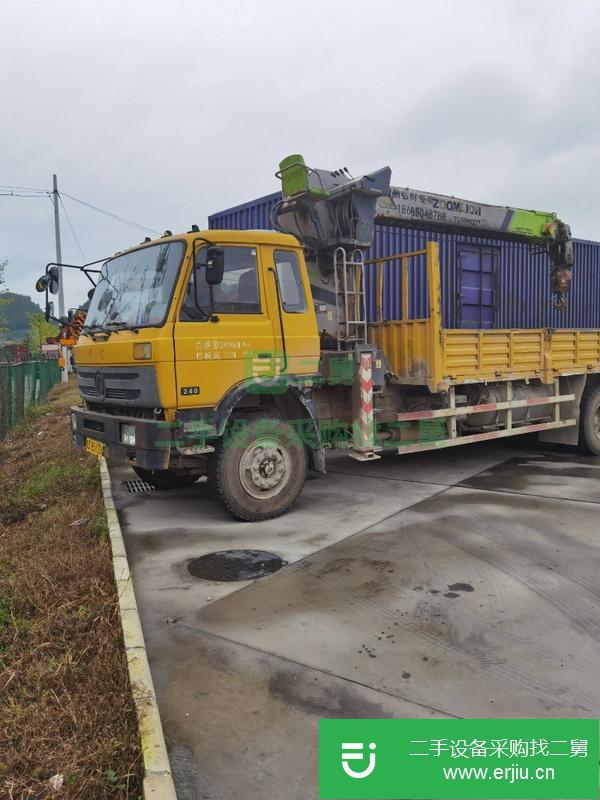 貴州出售二手中聯(lián)十二噸隨車吊