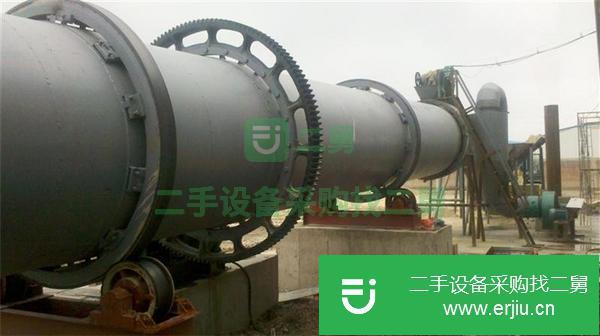 河南出售二手大型石英砂滾筒烘干機