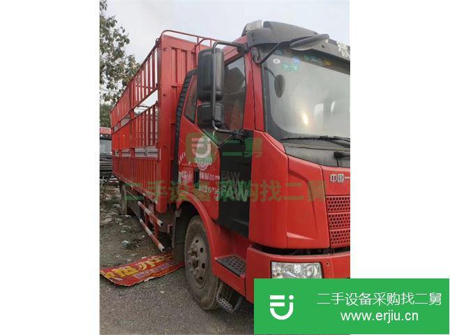 河北出售二手一汽解放高欄貨車
