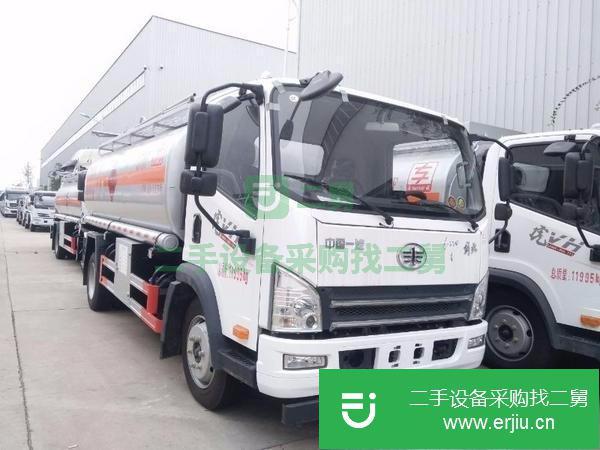 湖北出售二手解放虎V單橋10噸油罐車
