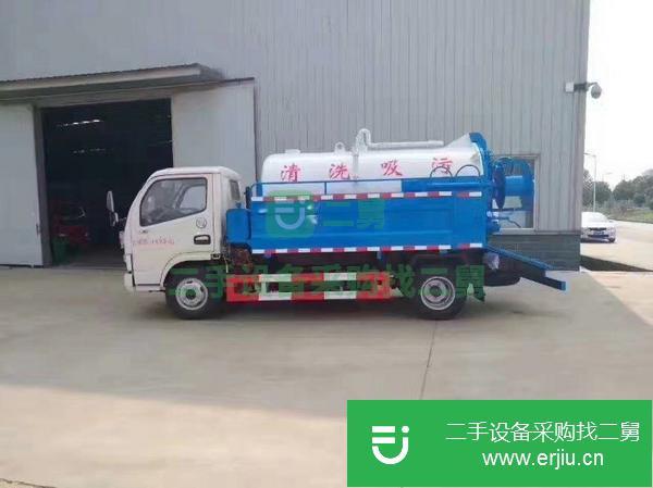廣東出售二手國六東風多利卡玉柴140馬力藍牌清洗吸污車