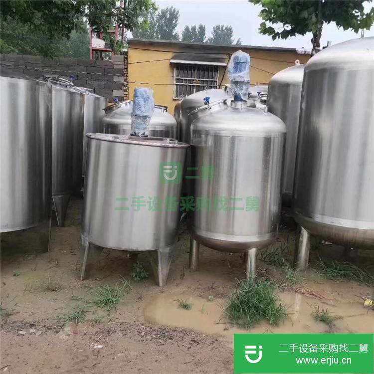 山東出售二手5噸不銹鋼儲罐