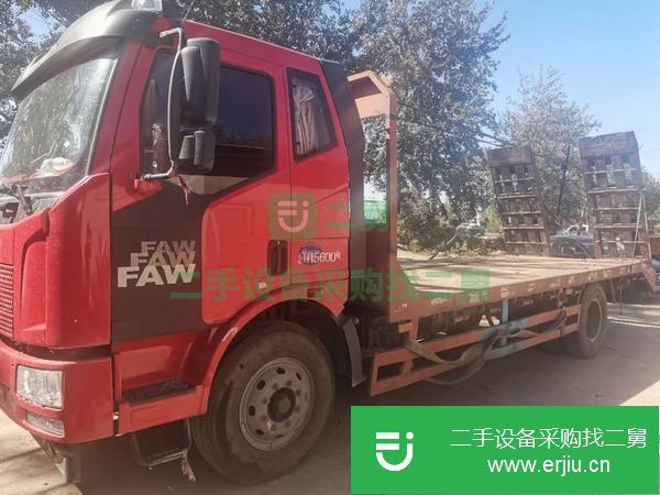 廣東出售二手解放J6平板運輸車帶手續(xù)