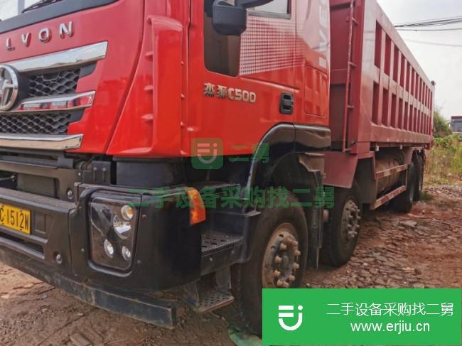 江西出售二手上汽紅巖前四后八自卸車