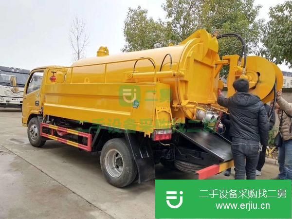 江蘇出售二手東風藍牌高壓清洗吸污車