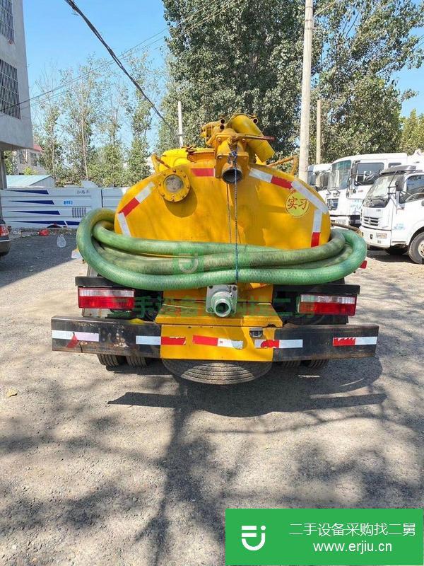山東出售二手水循環藍牌4方吸糞車