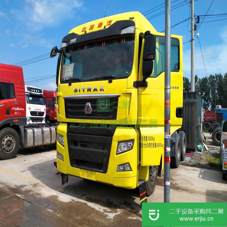 山東出售二手福田歐曼雙驅國五牽引車