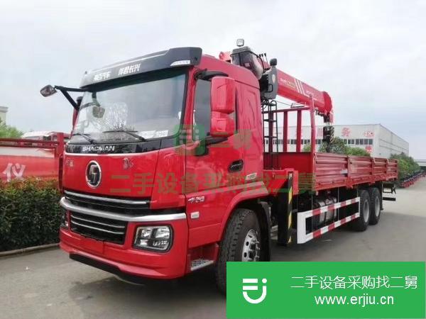 湖北出售二手陜汽軒德X6后八輪玉柴240馬力隨車吊