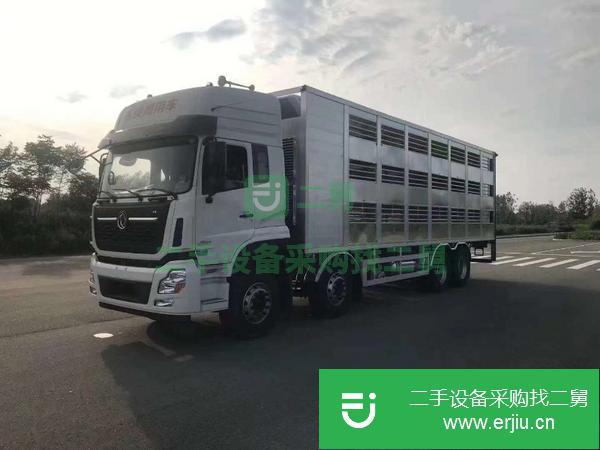 湖北出售二手東風天龍高端鋁合金畜禽運輸車