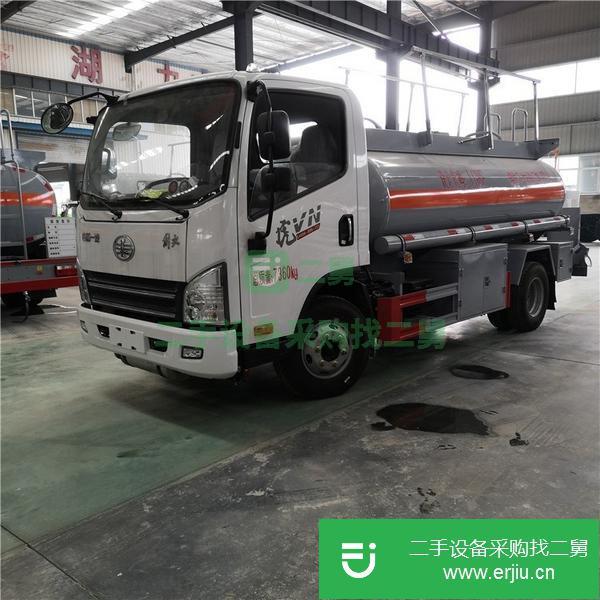 山西出售二手解放虎V5噸110馬力油罐車