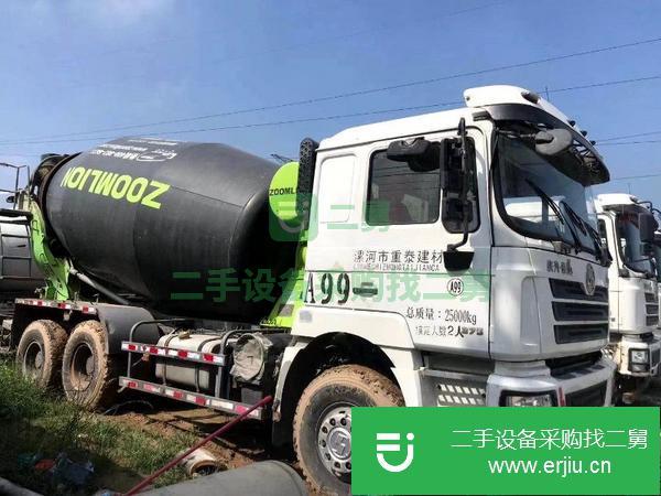 福建出售二手德龍攪拌車大12方手續齊全
