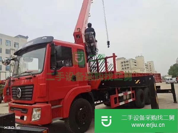 湖北出售二手后八輪三一12噸5節臂隨車吊可上戶可分期