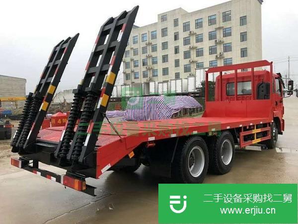 湖北出售二手東風錦程后八平板運輸車