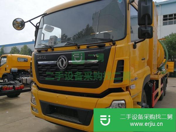 湖北出售二手東風天龍清洗吸污車