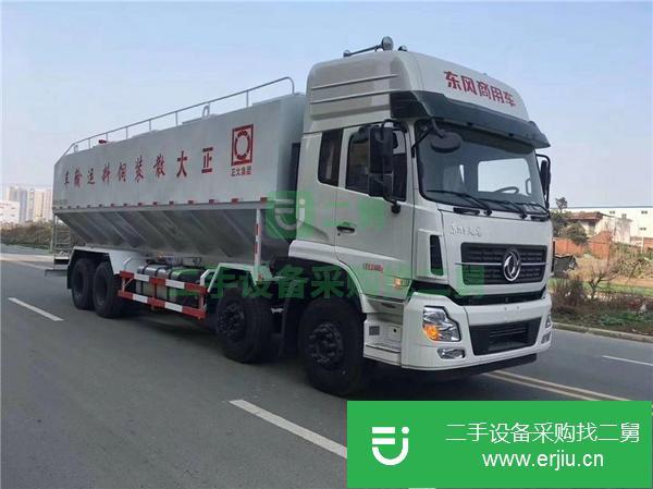 廣西出售二手東風(fēng)天龍前四后八散裝飼料運(yùn)輸車