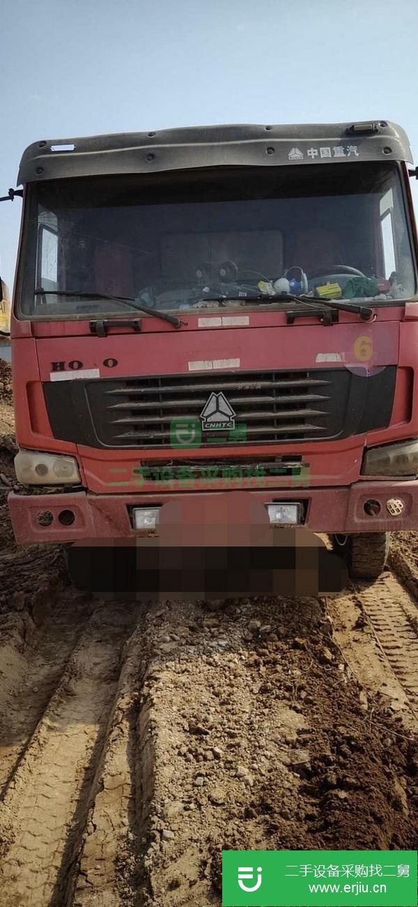 山東出售二手豪沃后八輪自卸車