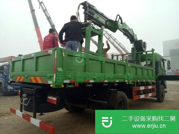 湖北出售二手長興6.3噸折疊隨車吊
