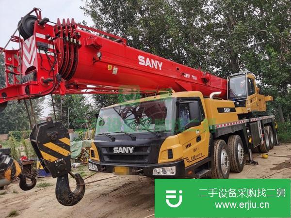 青海出售二手三一55噸五節(jié)臂國五吊車原車原版