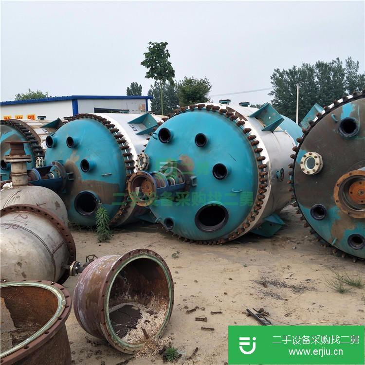 山東出售二手10噸搪瓷反應釜
