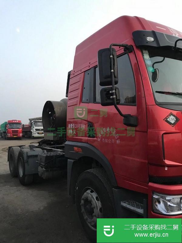 河北出售二手解放牽引車，帶強制險，