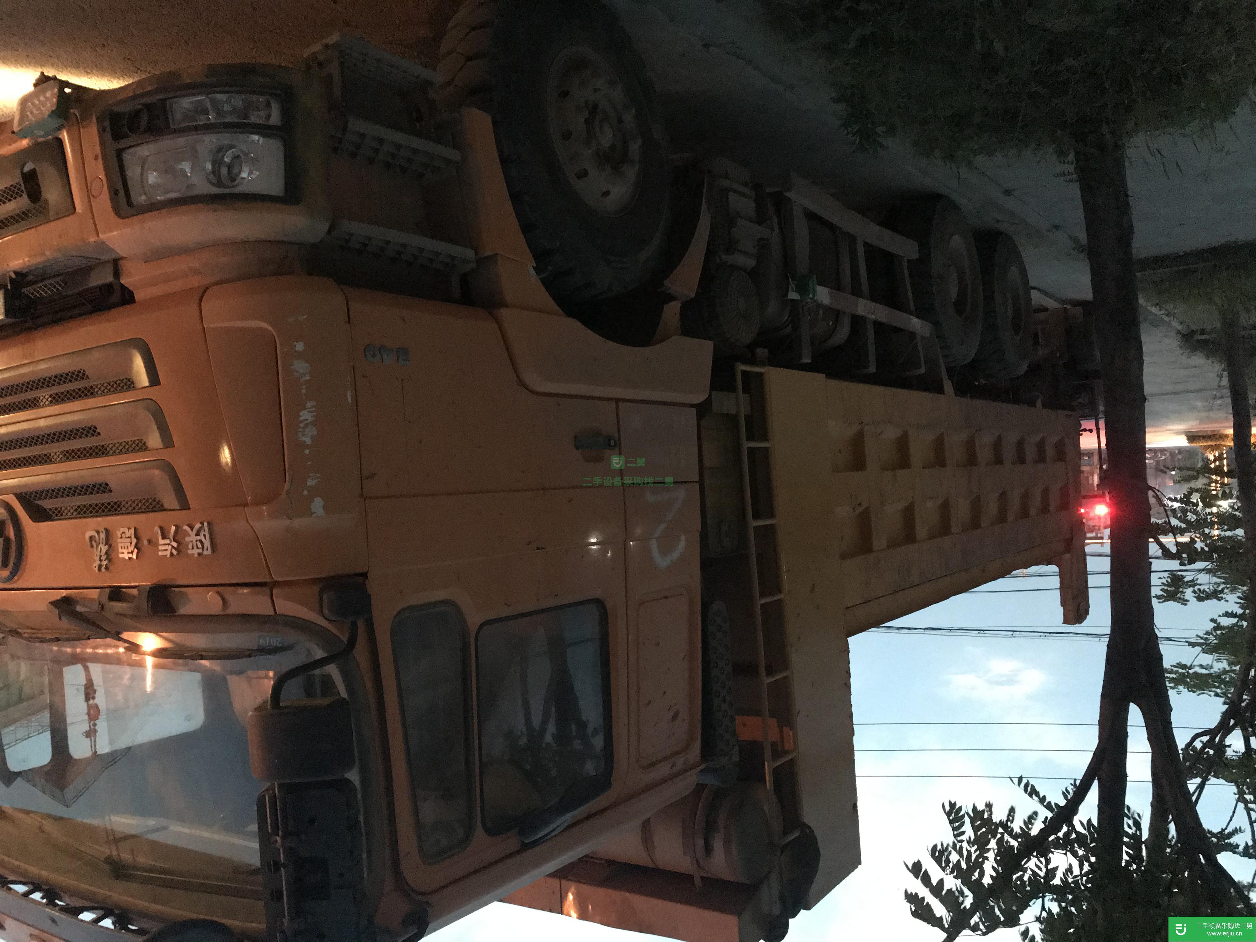 湖北出售二手陜汽重卡340馬力自卸車