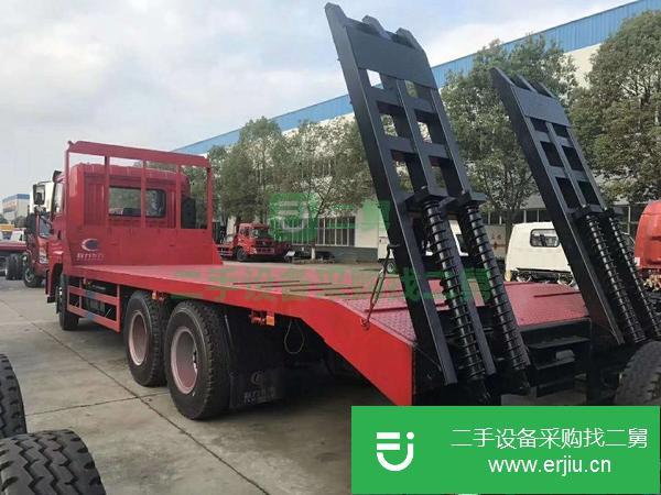 湖北出售二手東風錦程后八平板運輸車