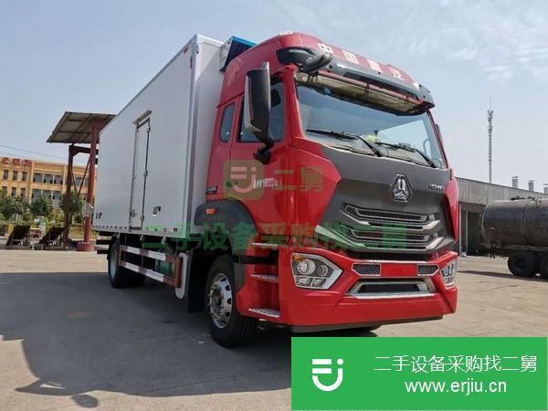 湖北出售二手重汽豪翰6.8米240馬力冷藏車