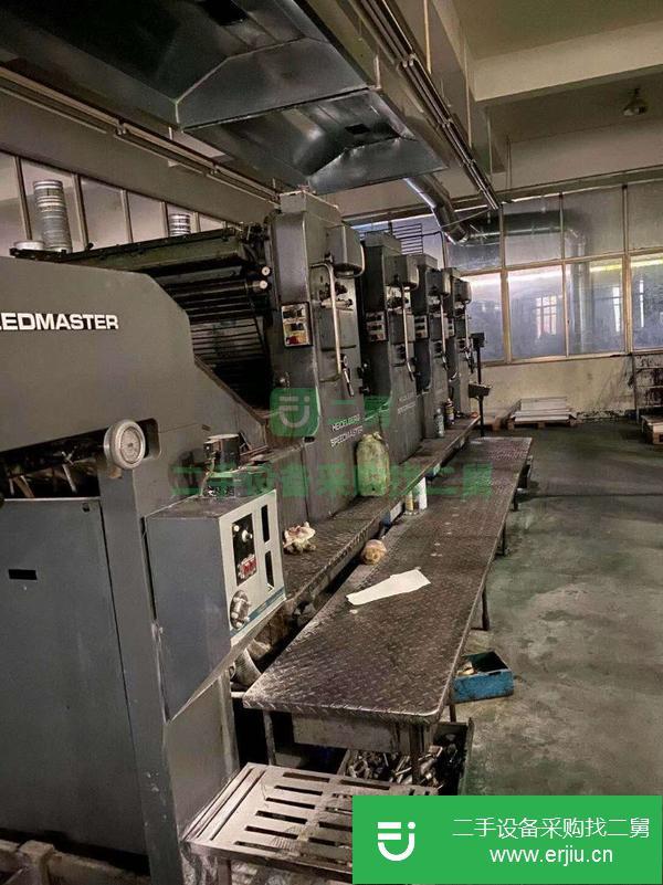 北京出售二手日本原裝秋山八色印刷機