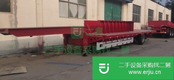 廣東出售二手3米低平板半掛車