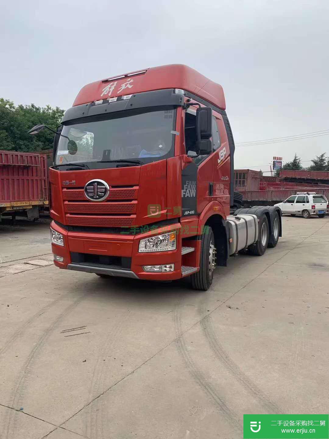 山東出售二手一汽解放460馬力牽引車
