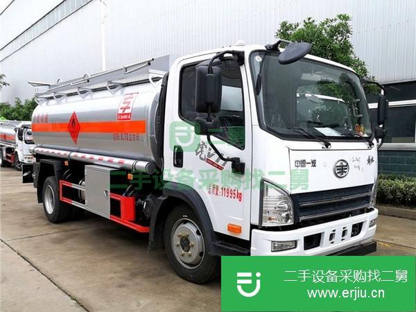 湖北出售二手解放牌8噸單橋加油車