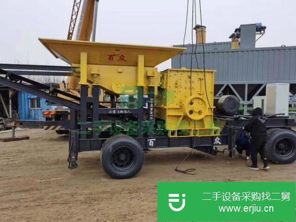 河北出售二手移動破碎機