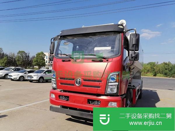 湖北出售二手國六單橋散裝飼料運輸車