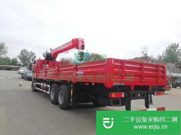湖北出售二手陜汽軒德X6后八輪玉柴240馬力隨車吊