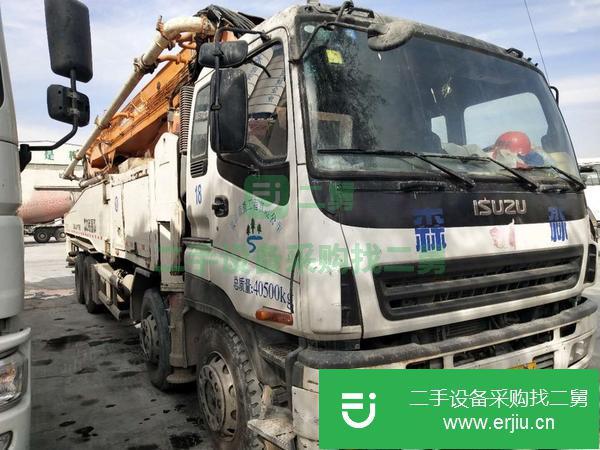 寧夏出售二手13年中聯52米泵車