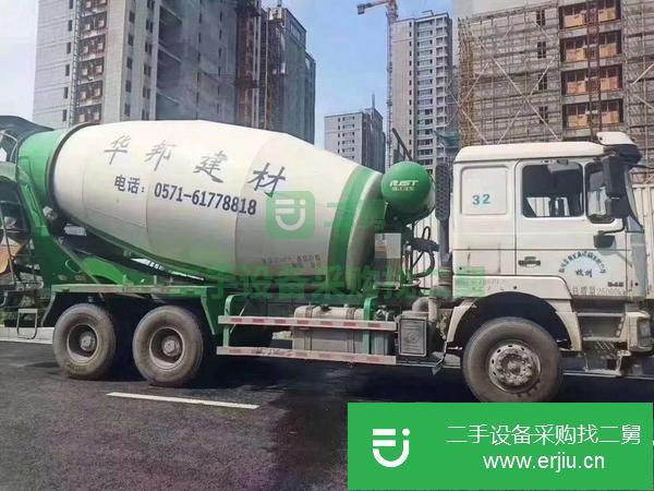 云南出售二手18年德龍大12方攪拌車