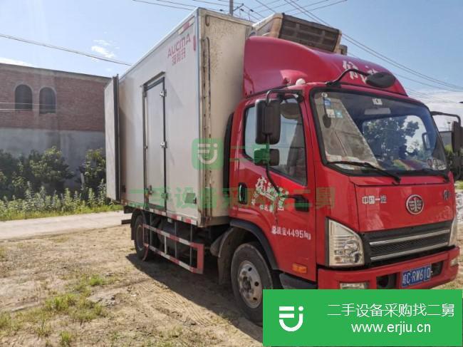 安徽出售二手一汽解放冷藏車