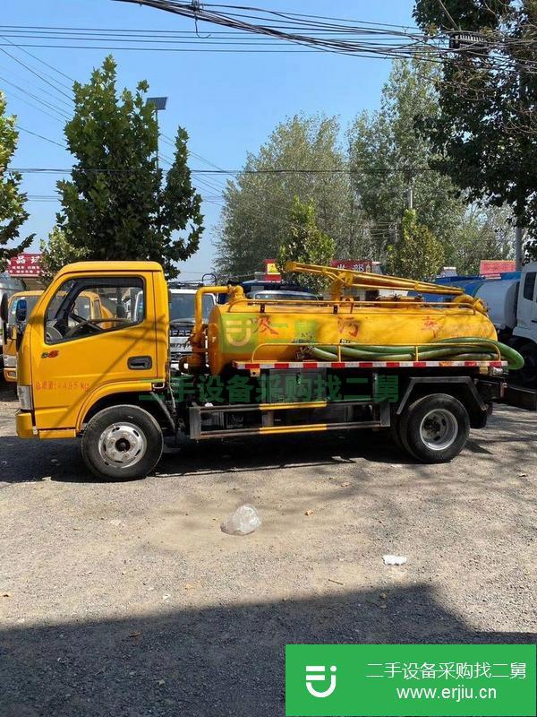 山東出售二手水循環藍牌4方吸糞車