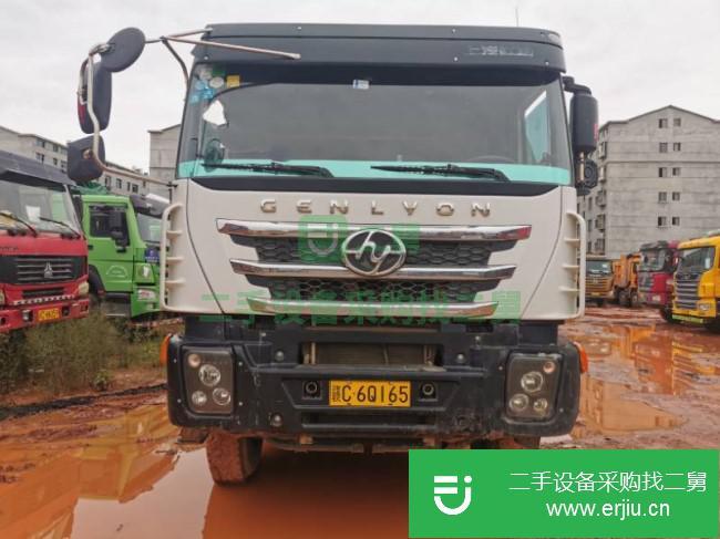 江西出售二手上汽紅巖前四后八自卸車