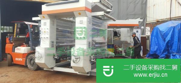 浙江出售二手1000型三色四組無軸上版印刷機
