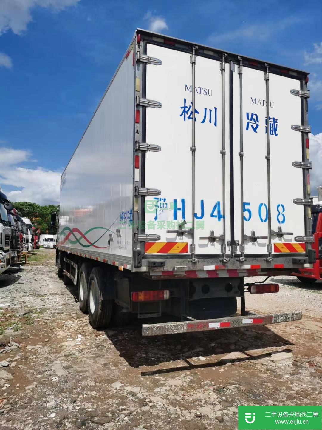 江西出售二手一汽解放冷藏車460馬力