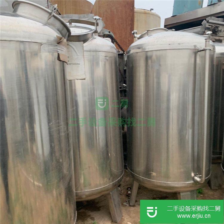 山東出售二手不銹鋼儲罐