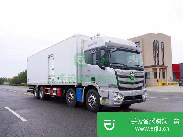 寧夏出售二手福田歐曼460馬力冷藏車